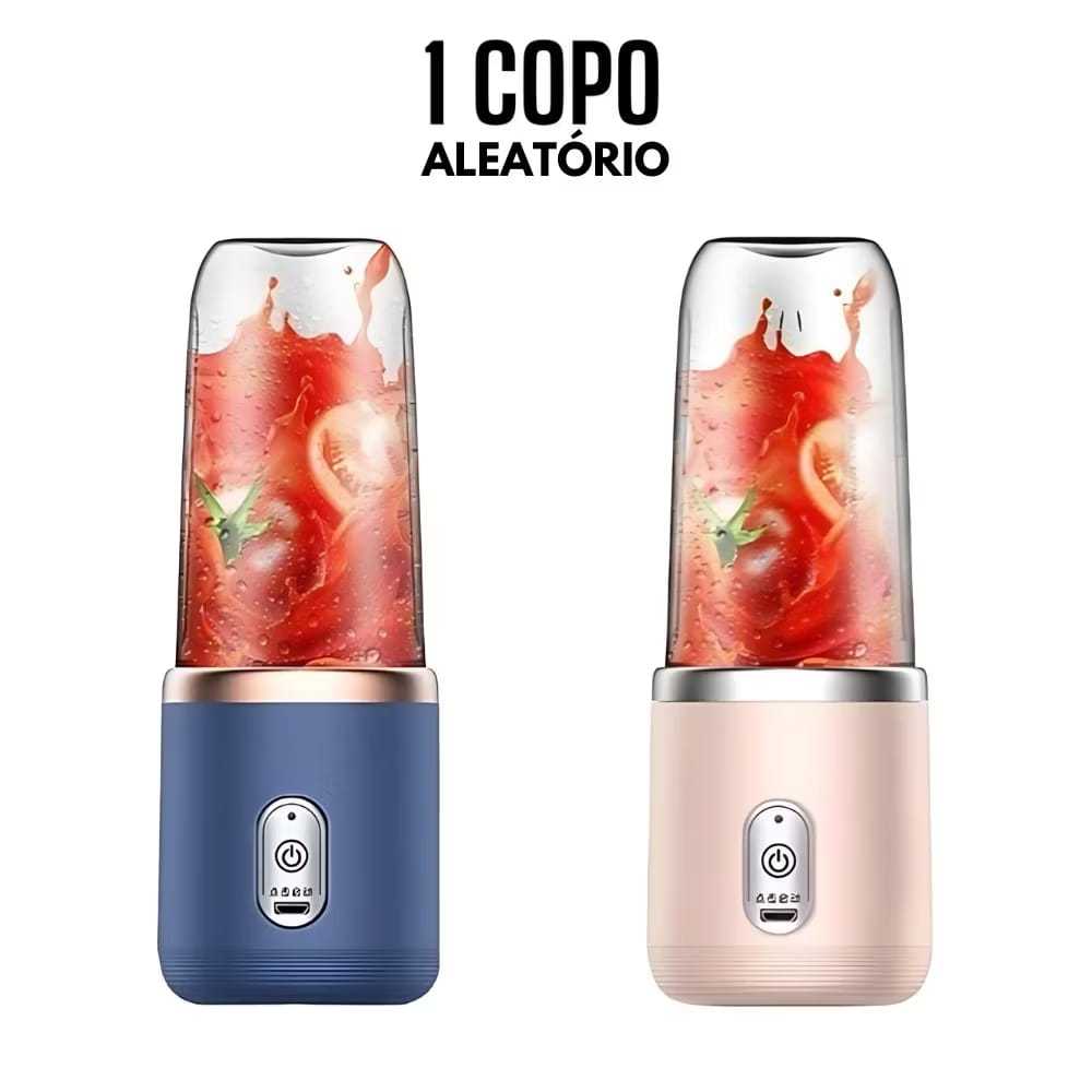 Mini Liquidificador Portátil De Sucos/Vitaminas/Shakes - 400ML